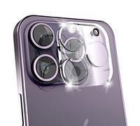 N NEWTOP Pellicola Camera GLASS Compatibile con Apple iPhone 14 PRO / 14 PRO MAX, 0.4mm 9H 2.5D Vetro Temperato Trasparente Protezione Copertura Fotocamera Posteriore Film Lenti Anti Urto Graffio (1)