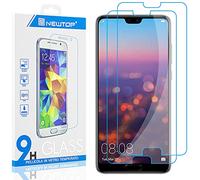 N NEWTOP Pellicola Compatibile con HUAWEI P20, GLASS FILM 0.3mm 9H Vetro Temperato Proteggi Schermo Display Anti Urto Protezione (2 Pezzi)
