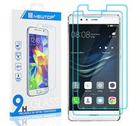 N NEWTOP Pellicola Compatibile con HUAWEI P9, GLASS FILM 0.3mm 9H Vetro Temperato Proteggi Schermo Display Anti Urto Protezione (2 Pezzi)