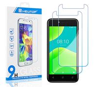 N NEWTOP Pellicola Compatibile con Wiko Y50, GLASS FILM 0.3mm 9H Vetro Temperato Proteggi Schermo Display Anti Urto Protezione (2 Pezzi)