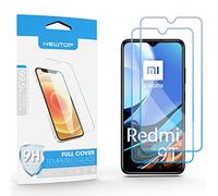N NEWTOP Pellicola Compatibile con Xiaomi Redmi 9T, GLASS FILM 0.3mm 9H Vetro Temperato Proteggi Schermo Display Anti Urto Protezione (2 Pezzi)