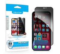 N NEWTOP Pellicola Privacy Compatibile con iPhone 12/12 Pro, Full Glass 2.5D Film 0.6mm 9H Vetro Temperato Protezione Angolo 30° Gradi Completa Full Screen Totale Bordi Schermo Display Anti Urto (1)