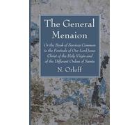 N. Orloff The General Menaion (Tascabile)