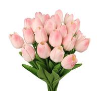 N&T NIETING 12 tulipani artificiali con tocco realistico per matrimonio, San Valentino, festa della mamma, decorazione per la casa