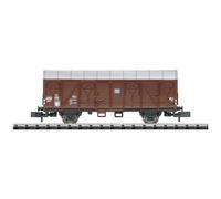 Minitrix / Trix N 18097 - Hobby-Güterwagen Modello GS 210,DB,Ep. IV Merce Nuova