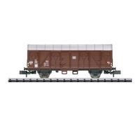 Minitrix / Trix N 18097 - Hobby-Güterwagen Modello GS 210,DB,Ep. IV Merce Nuova