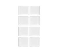 N/X Autoadesivo Autoadesivo della Parete dello Specchio 3D, Effetto Specchio 20 * 20 Cm, Argento Autoadesivo della Parete dello Specchio Quadrato Soggiorno Divano Sfondo Parete Camera 8 pc 25 * 25cm