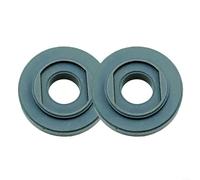 N039245 Piastra di pressione con flangia interna in metallo per smerigliatrice angolare DWE8100S DW810, pezzo di ricambio per utensili elettrici DEWALT, set di 2 pezzi, nero