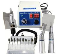 N10 Laboratorio Micromotore Elettrico Micromotore 0-35,000 Giri/min Rettifica Regolabile Lucidatura Micromotore Attrezzature Da Laboratorio Portatile Con Lucidatrice & 2 Teste Di Lucidatura Per
