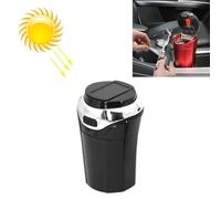 N12E Posacenere creativo per auto ad energia solare con luce e coperchio con acc