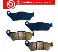 N2 Coppie Pastiglie Freno Brembo Ceramic Anteriori per PIAGGIO X9 500 2003 >
