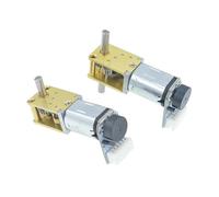 N20 Gear Box electronic starter DC 3V 6V 12V 4RPM-381RPM Slow Speed Large Torque Gear electronic starter Metal Gear Reduction electronic starter NWPNLXEA(6V 68RPM,Double Shaft)