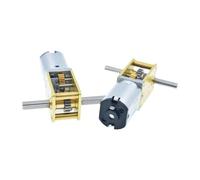 N20 Gear electronic starter DC 3V 6V 12V 4-381RPM High Torque Metal Gear Reduction electronic starter Slow Speed Gear electronic starter Gearbox NWPNLXEA(3V 30 RPM,Double Shaft)