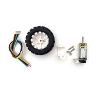 N20 Metal Gear electronic starter DC 3/6/12V Encoder Gear electronic starter 19-3000RPM Slow Speed Reduction Gear Reducer electronic starter Geared Motors NWPNLXEA(6V 300 RPM)