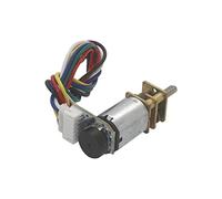 N20 Micro Encoder Gear Motor DC 6V Encoder Motor Reducer Motor Gearmotors DC Motori ingranaggi con cabina armadio Codifica del sensore 7PPR(1500 RPM)