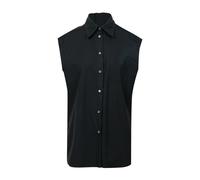 N21 - Top Nero Senza Maniche con Bottoni in Cotone - - Tops - Donna - Nero - M