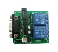 N221B02 DC 5V 7.5V 9V 2 canali RS232 scheda relè telecomando USB PC UART COM porte seriali