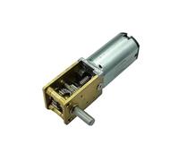 N30 Full Metal Gearbox Gear electronic starter DC 3V-12V 135RPM-580RPM Slow Speed Large Torque Reduction electronic starter Right Angle D-shaft Robot