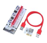 N32CS USB 3.0 PCI-E Express, 1 x su 16 x Bitcoin Mining Extender Riser Board Adattatore SATA con cavo USB 16 X Extender Cavo GPU Riser Express