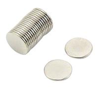 N35 Magnete Neodimio Per Arti, Mestieri, Produzione Di Modelli, Fai -Da -Te, Hobby E Imballaggi - 12mm Dia x 1mm Di Spessore - 0,6kg Di Tiro - Pacco Di 20
