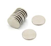 N35 Magnete Neodimio Per Arti, Mestieri, Produzione Di Modelli, Fai -Da -Te, Hobby E Imballaggi - 20mm Dia x 2mm Di Spessore - 2,3kg Di Tiro - Pacco Di 10