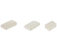 N35 Magnete Neodimio Per Arti, Mestieri, Produzione Di Modelli, Fai -Da -Te, Hobby, Ufficio E Casa - 25mm x 8mm x 2mm - 2,1kg Di Tiro - Pacco Di 10