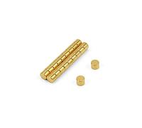 N35 N35 Magnete Neodimio Per Arti, Mestieri, Produzione Di Modelli, Fai -Da -Te, Hobby, Scienze, Ufficio E Casa - 5mm Dia x 4mm Di Spessore - 0,66kg Di Tiro - Pacchetto Oro - Pacchetto Di 20