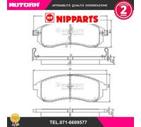 N3605052 Kit pastiglie freno, Freno a disco (NIPPARTS)