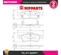 N3612036 Kit pastiglie freno, Freno a disco (NIPPARTS)