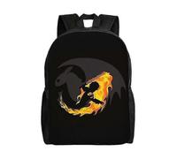 n4103 Zaino versatile Dragon Trainer, stile casual e lavabile, per studenti e scuole, alla moda