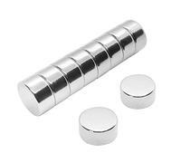 N42 Magneta Neodimio Per Arti, Mestieri, Produzione Di Modelli, Fai -Da -Te, Hobby, Ufficio E Casa - 12mm Dia x 6mm Di Spessore - 4,3kg Di Tiro - Pacco Di 10