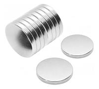 N42 Magneta Neodimio Per Arti, Mestieri, Produzione Di Modelli, Fai -Da -Te, Hobby, Ufficio E Casa - 14mm Dia x 2mm Di Spessore - 1,7kg Di Tiro - Pacco Di 10