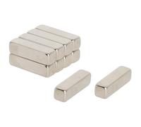 N42 Magneta Neodimio Per Arti, Mestieri, Produzione Di Modelli, Fai -Da -Te, Hobby, Ufficio E Casa - 15mm x 4mm x 4mm Di Spessore - 2,2kg Di Tiro - Pacco Di 10