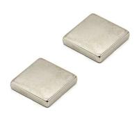 N42 Magneta Neodimio Per Arti, Mestieri, Produzione Di Modelli, Fai -Da -Te, Hobby, Ufficio E Casa - 25mm x 25mm x 5mm Di Spessore - 11kg Di Tiro - Pacco Di 2