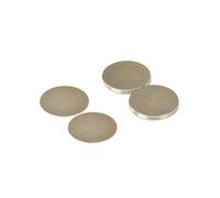 N42 Magnete Neodimio Per Arti, Mestieri, Produzione Di Modelli, Fai -Da -Te, Hobby, Ufficio E Casa - 20mm Dia x 0,5mm Di Spessore - 0,48kg Di Tiro - Pacco Di 10