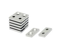 N42 Magnete Neodimio Per Arti, Mestieri, Produzione Di Modelli, Fai -Da -Te, Hobby, Ufficio E Casa - 20mm x 10mm x 3mm Di Spessore x 3,5mm C/S - 4,2kg Di Tiro - Pacchetto Di 10