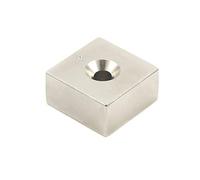 N42 Magnete Neodimio Per Arti, Mestieri, Produzione Di Modelli, Fai -Da -Te, Hobby, Ufficio E Casa - 30mm x 30mm x 15mm Di Spessore x 6,5mm C/S - 30kg