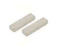 N42 Magnete Neodimio Per Arti, Mestieri, Produzione Di Modelli, Fai -Da -Te, Hobby, Ufficio E Casa - 40mm x 10mm x 5mm Di Spessore - Cravatta Da 8,3kg - Pacco Di 2