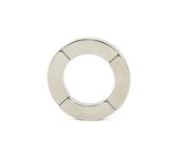 N42 Neodimio Arc Magnet - 20mm O.R X 12.5mm I.R X 90 Gradi X 5mm - 5kg Pullover