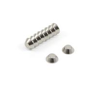 N42 Neodimio Cono Magnete - 10mm O. D. X 5mm I. 4mm Spesso - 1.4kg Pullover