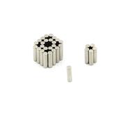 N42 Neodimio Diametrically Magnetico Cilindro Magnete - 3mm x 12mm - 0.6kg Pull