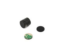 N42 Neodimio Nero Epossidica Adesivo Magneti - 10mm Diametro X 1mm Spesso -