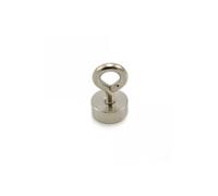 N42 Neodimio Pentola Magnete - 19mm Diametro X 8mm Spesso X M5 Filo Foro - 15kg