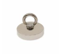 N42 Neodimio Pentola Magnete Con M10 Occhiello - 75mm Diametro X 15mm - 200kg