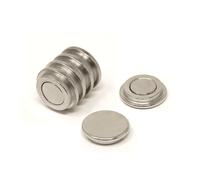 N42 Neodimio Top Cappello Pentola Magnete - 22mm Diametro X 6mm Spesso - 5.3kg A