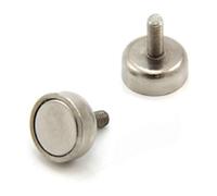 N42 Neodymium Pot Magnet Con Perno M3 Per Arti, Artigianato, Produzione Di Modelli, Fai -Da -Te, Hobby, Ufficio E Casa - 12mm Dia x 5mm Di Spessore - 4kg