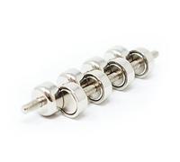 N42 Neodymium Pot Magnet Con Perno M3 Per Arti, Mestieri, Produzione Di Modelli, Fai -Da -Te, Hobby, Ufficio E Casa - 10mm Dia x 5mm Di Spessore - 3kg - Pacco Di 10