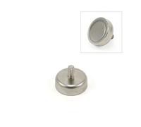 N42 Neodymium Pot Magnet Con Perno M4 Per Arti, Artigianato, Produzione Di Modelli, Fai -Da -Te, Hobby, Ufficio E Casa - 20mm Dia x 7mm Di Spessore - 15,8kg Di Tiro - Pacco Di 10