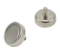 N42 Neodymium Pot Magnet Con Stallone M4 Per Arti, Mestieri, Creazione Di Modelli, Fai -Da -Te, Hobby, Ufficio E Casa - 20mm Dia x 7mm Di Spessore - 15,8kg