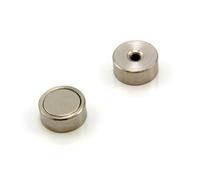 N42 Neodymium Pot Magnet - Foro Filettatura x M5 Di Spessore x 8Mm Di Spessore Per Fai -Da -Te, Ingegneria, Produzione, Impiccagione E Contenimento - Pullo Da 15kg - Pacco Di 40